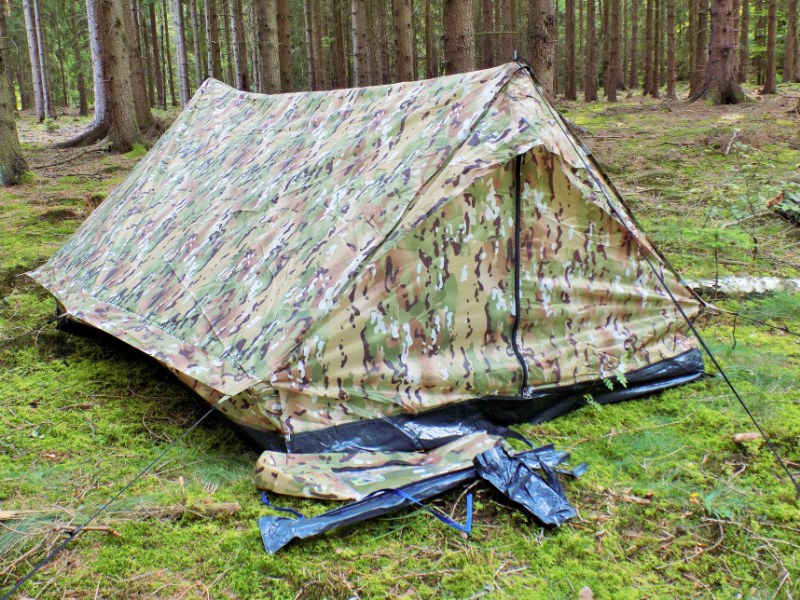 Standard Two Man Military Army Tactical Double Shelter - Multitcam