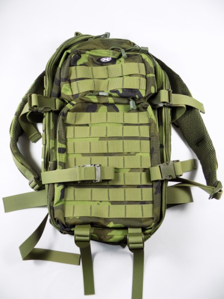 Czech Army Camo Pattern M95 Professional 30L Daily Assault Backpack w/ Molle 