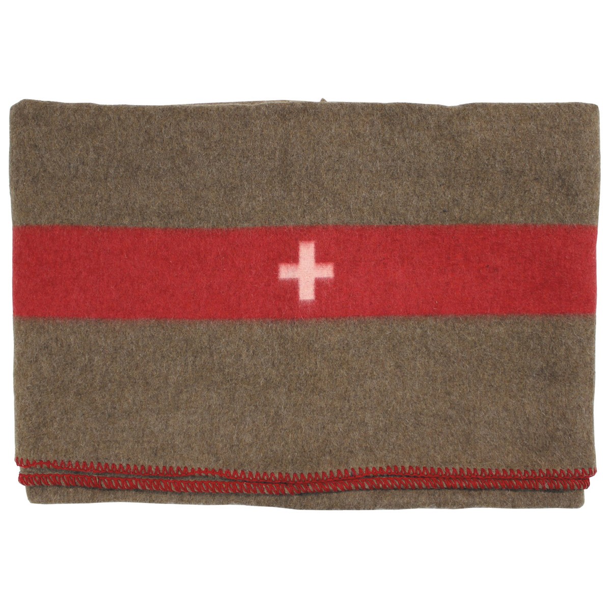High Quality WW2 Swiss/German Army Wool Military Blanket 200x150cm - Repro