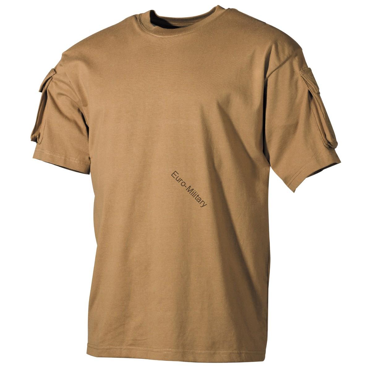 Tactical Military Army Special Ops Combat T-Shirt - Coyote - Short Sleeve