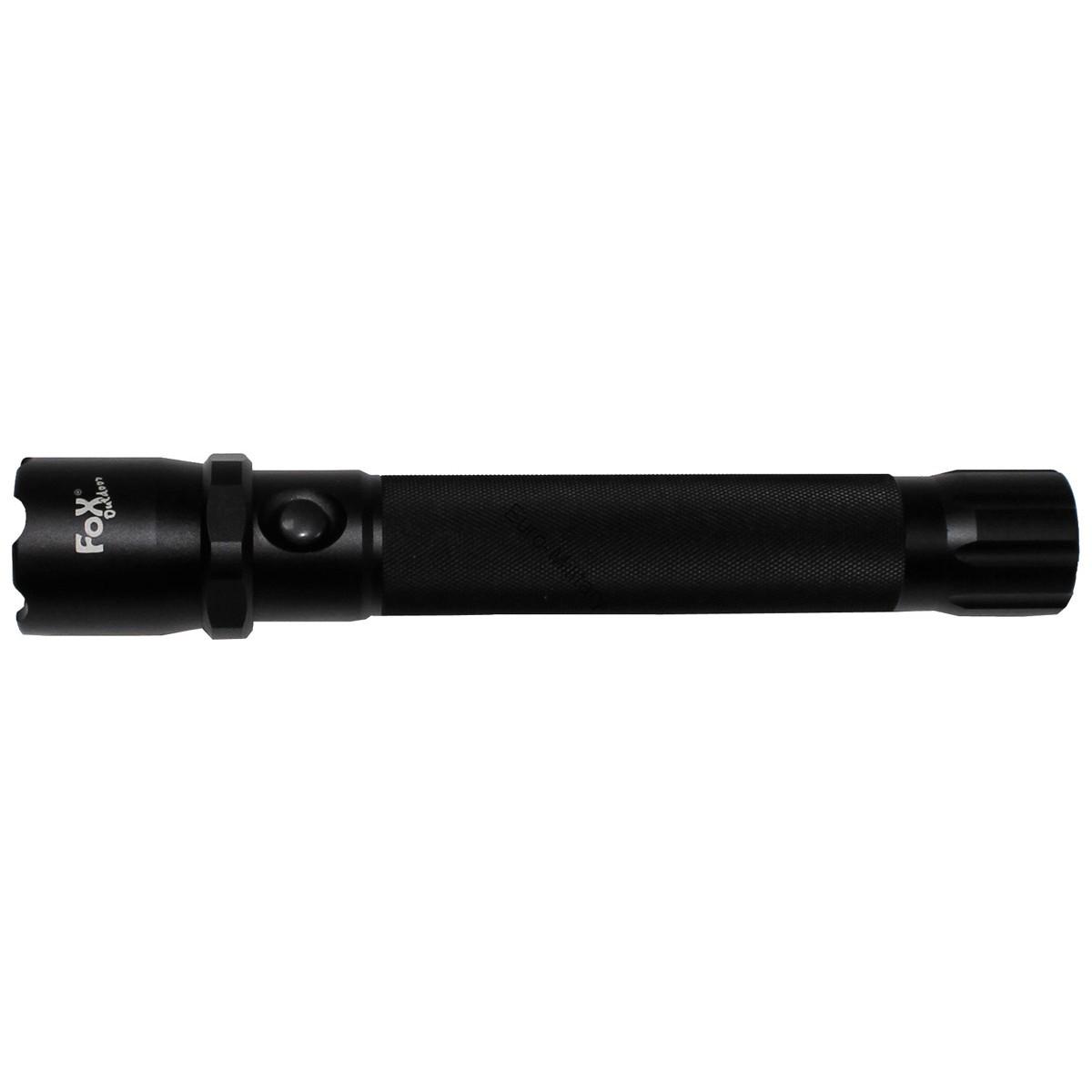 Tactical 5 Watt Led Big 30 cm Flashlight - Black