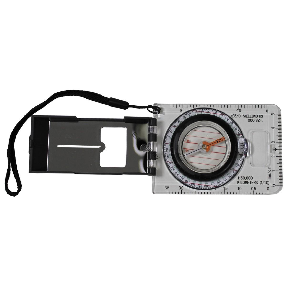 Professional Map Compass Magnifier Measuring Device