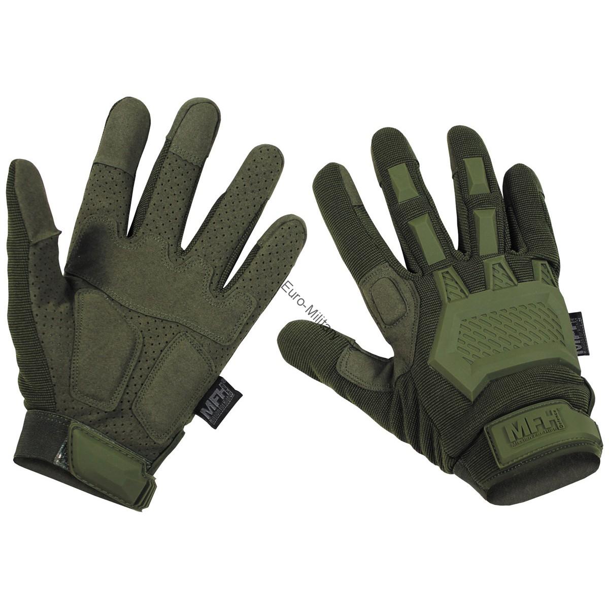 Tactical Military Shooting Profi Gloves - OD Green