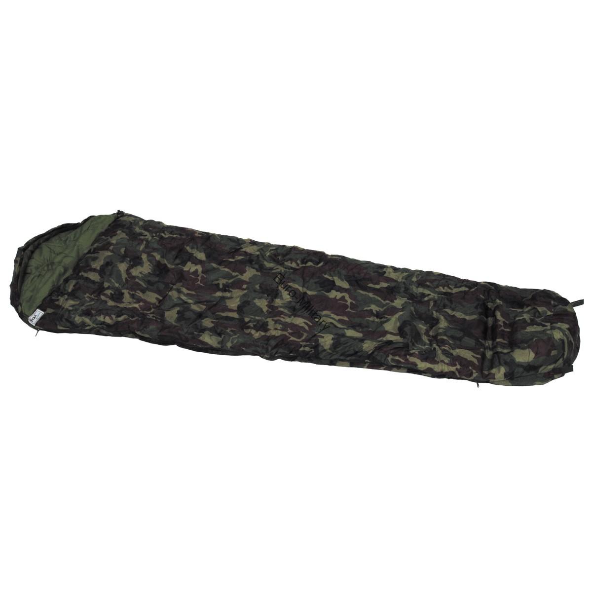 Military Sleeping Bag - Lining 450g qm - Woodland