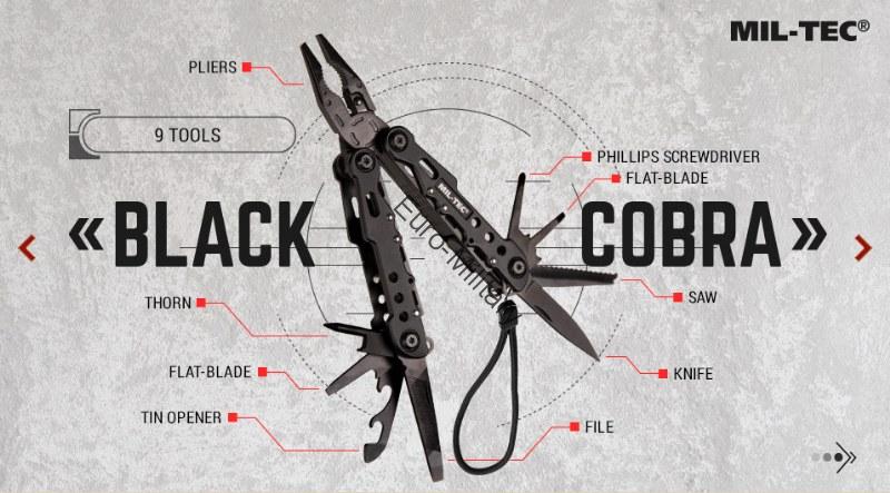 Professional Multi Tool BLACK COBRA 9 Tools