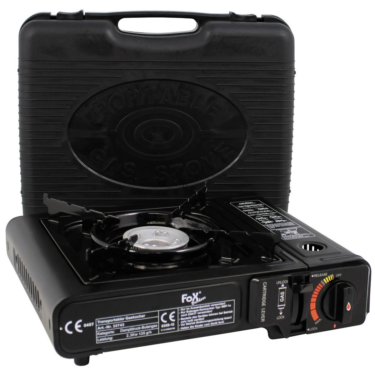 Fox Outdoor® Camping Outdoor Tourist Gas Stove Cooker w/ Piezo Ignition