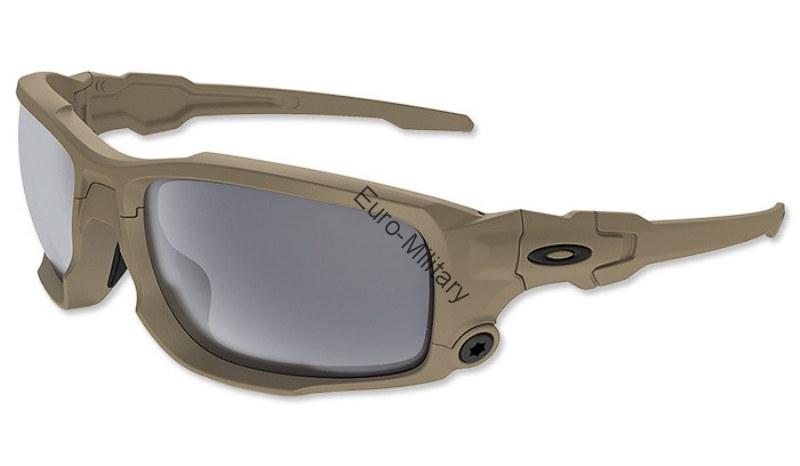 Oakley® SI Ballistic SHOCKTUBE Terrain Tan Grey Tactical Shooting Glasses 