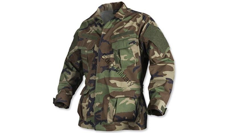 HELIKON TEX® SFU NEXT® Military Mens Field Jacket Shirt Ripstop - US Woodland