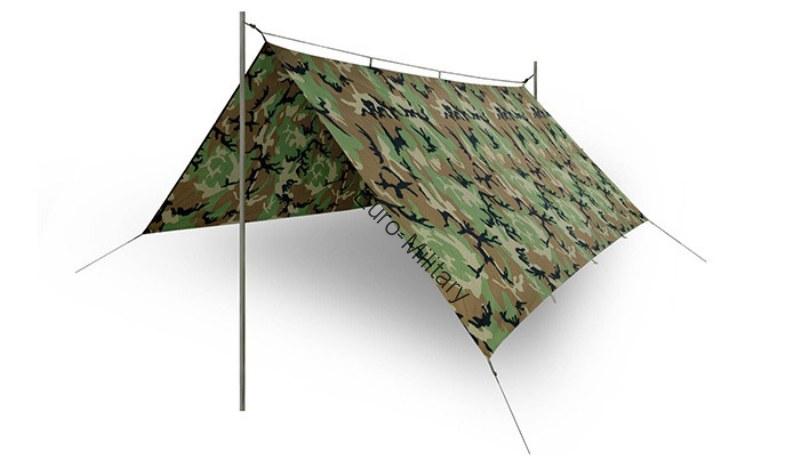 HELIKON TEX® Outdoor Hunting Military SUPERTARP® Universal Shelter US Woodland
