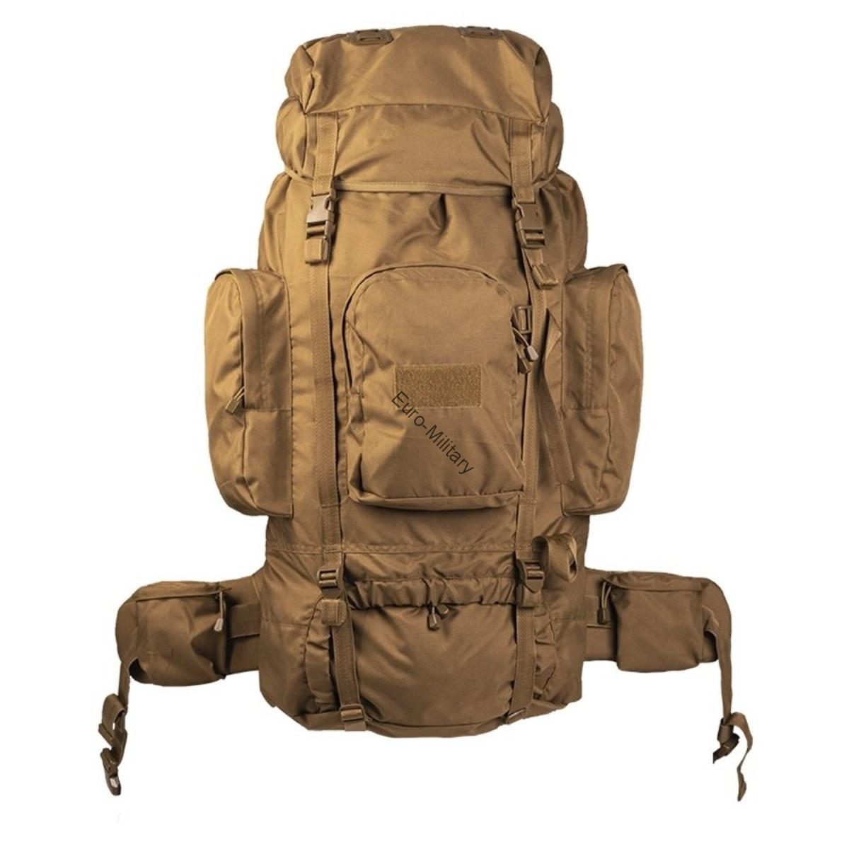 Outdoor Bushcraft Military Hiking Rucksack Backpack RECOM 88L PES - Coyote