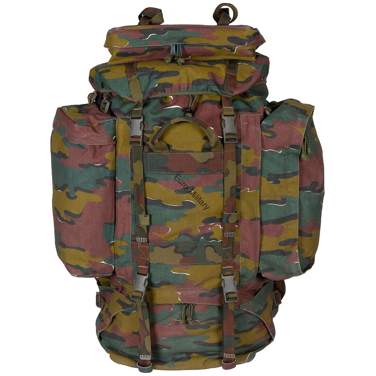 Original Belgium Army Genuine Large 7+ Days Rucksack Backpack 120L - BE CAMO