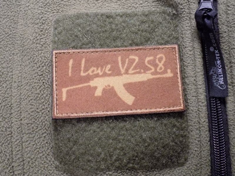 Velcro Patch I Love VZ.58 - Coyote