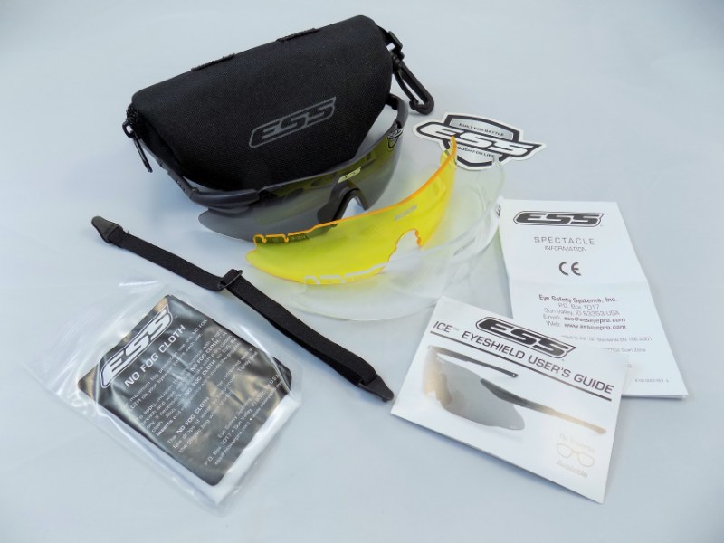 ESS® ICE 3LS Kit - Safety Shooting Glasses