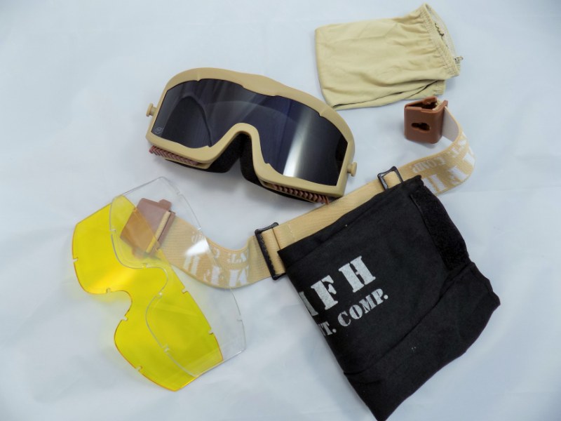 MFH® Tactical Safety Goggles THUNDER 3LS Khaki