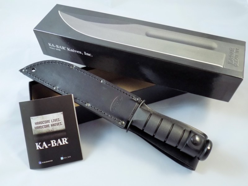 KA-BAR Fighting Utility Knife 1211 Full Size Black - USA