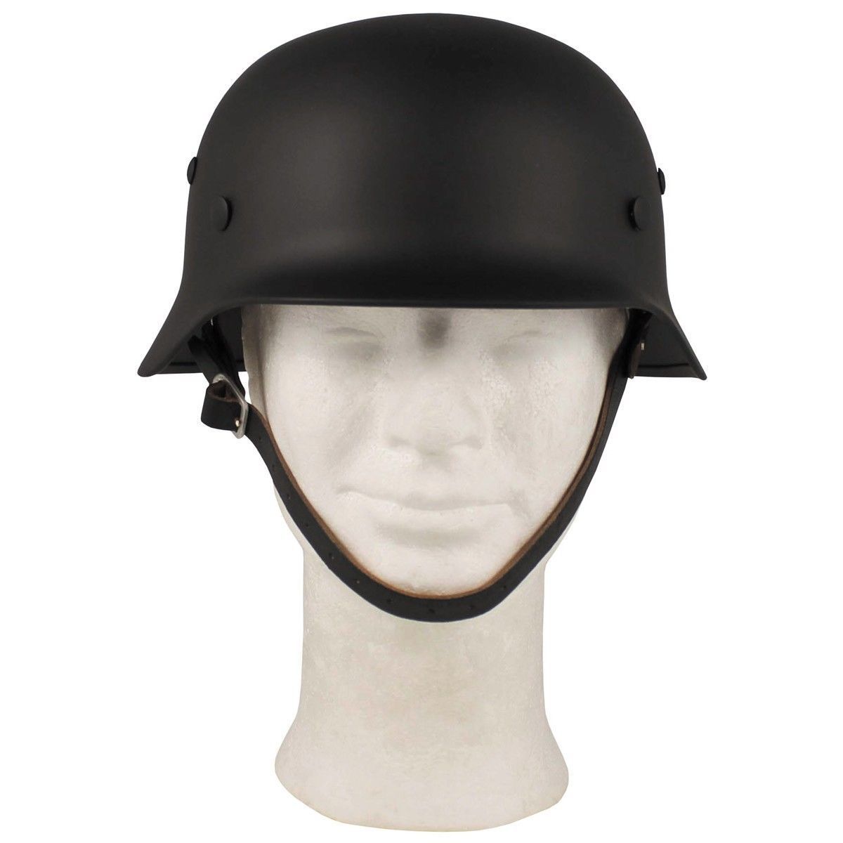 WW2 German Army M35 Steel Helmet - SS Black