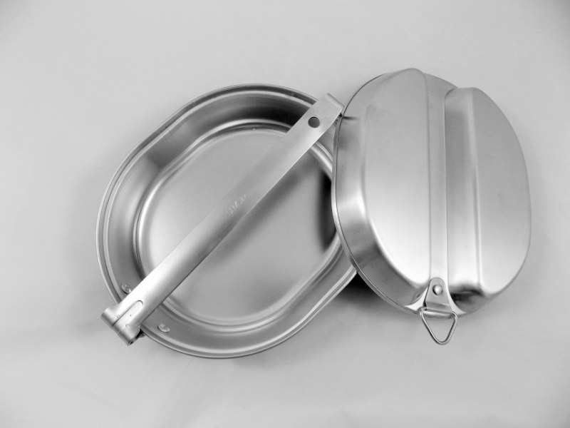 WW2 US Army Field Mess Kit- Stainless Steel