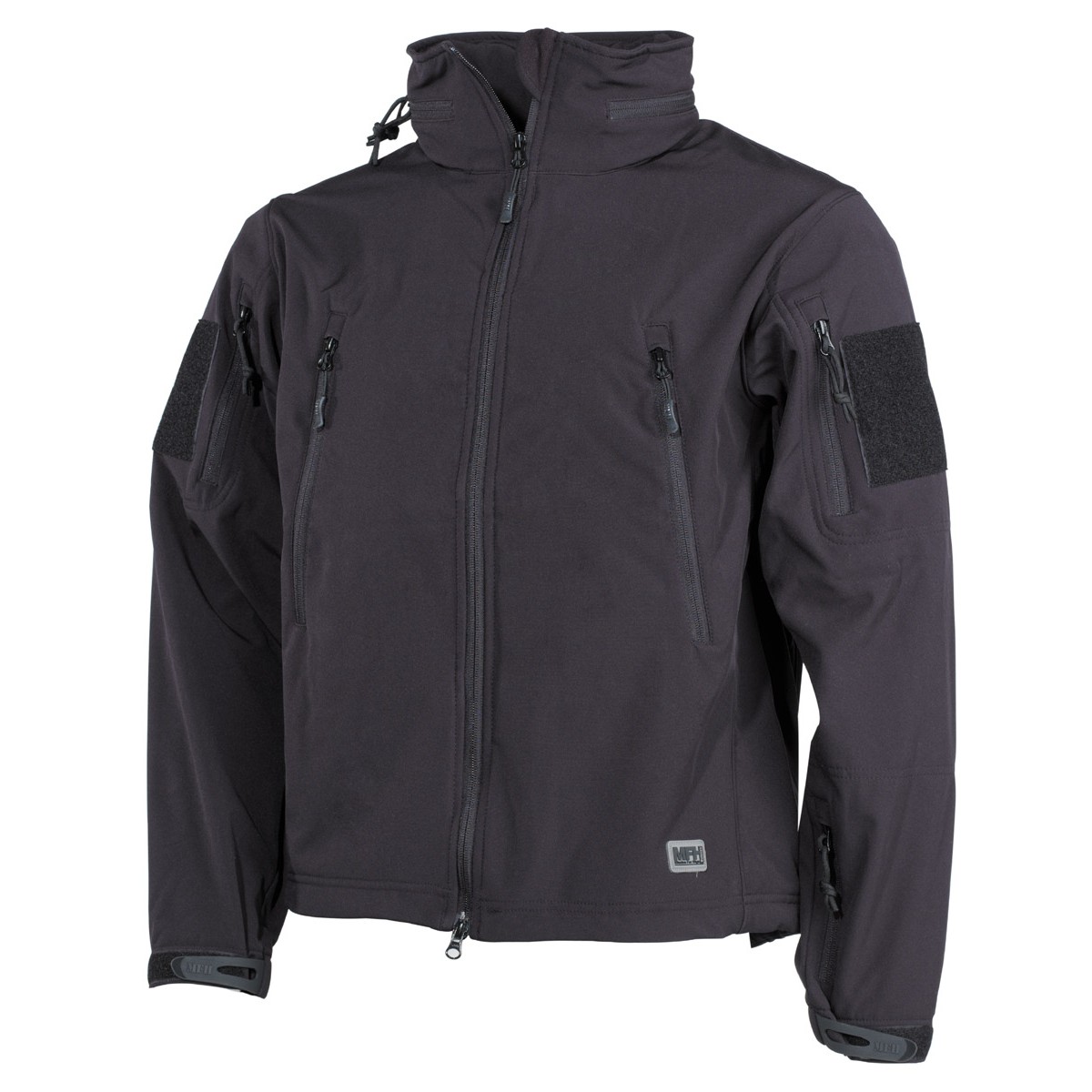 Premium High Defense Tactical Waterproof Soft Shell Jacket SCORPION - Black