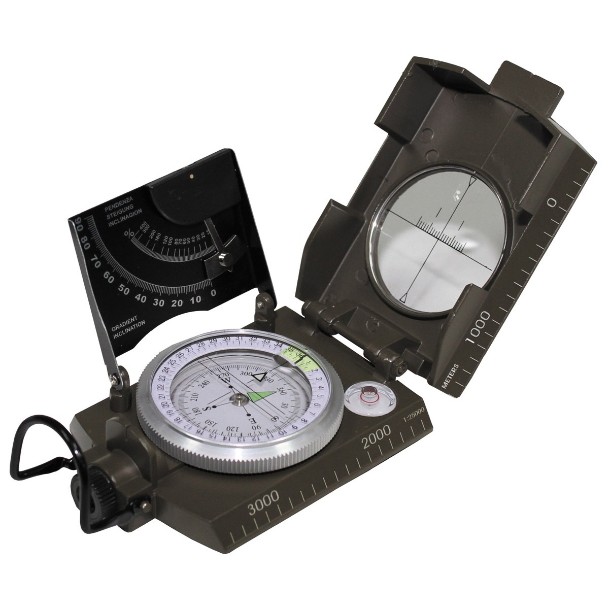 Professional Italy Army Compass Metal Body - Liquid Cushioned