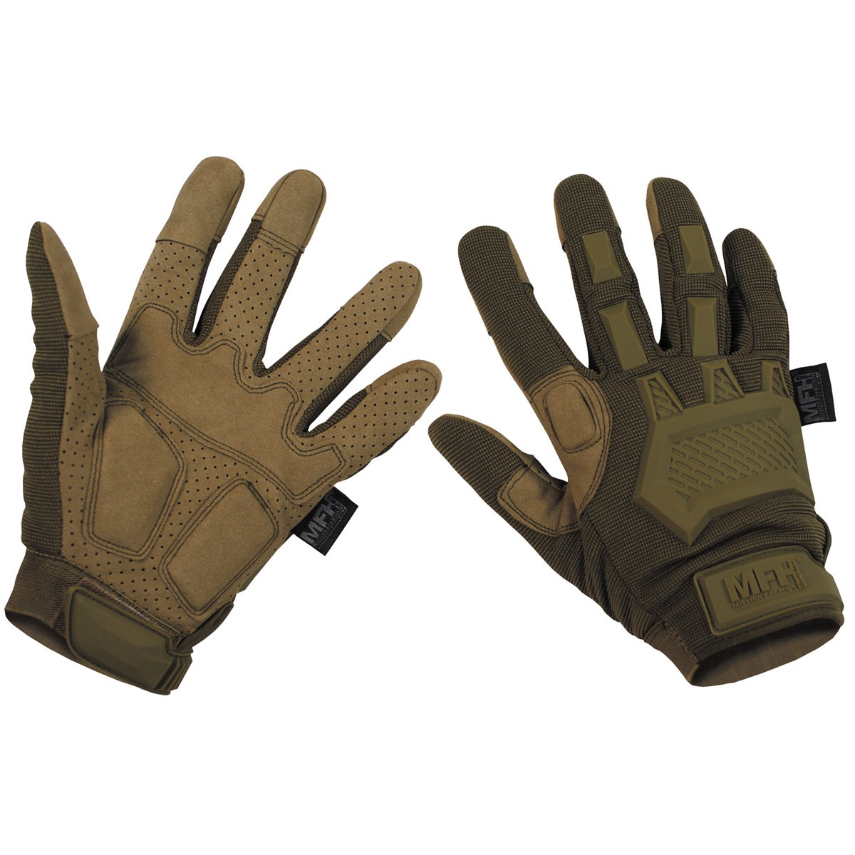 Tactical Military Shooting Profi Gloves - Coyote