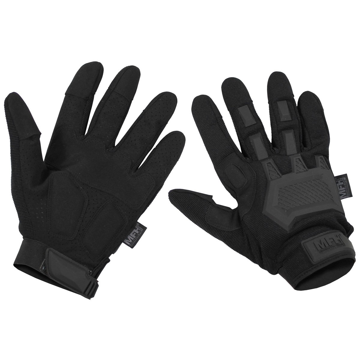 Tactical Military Shooting Profi Gloves - Black