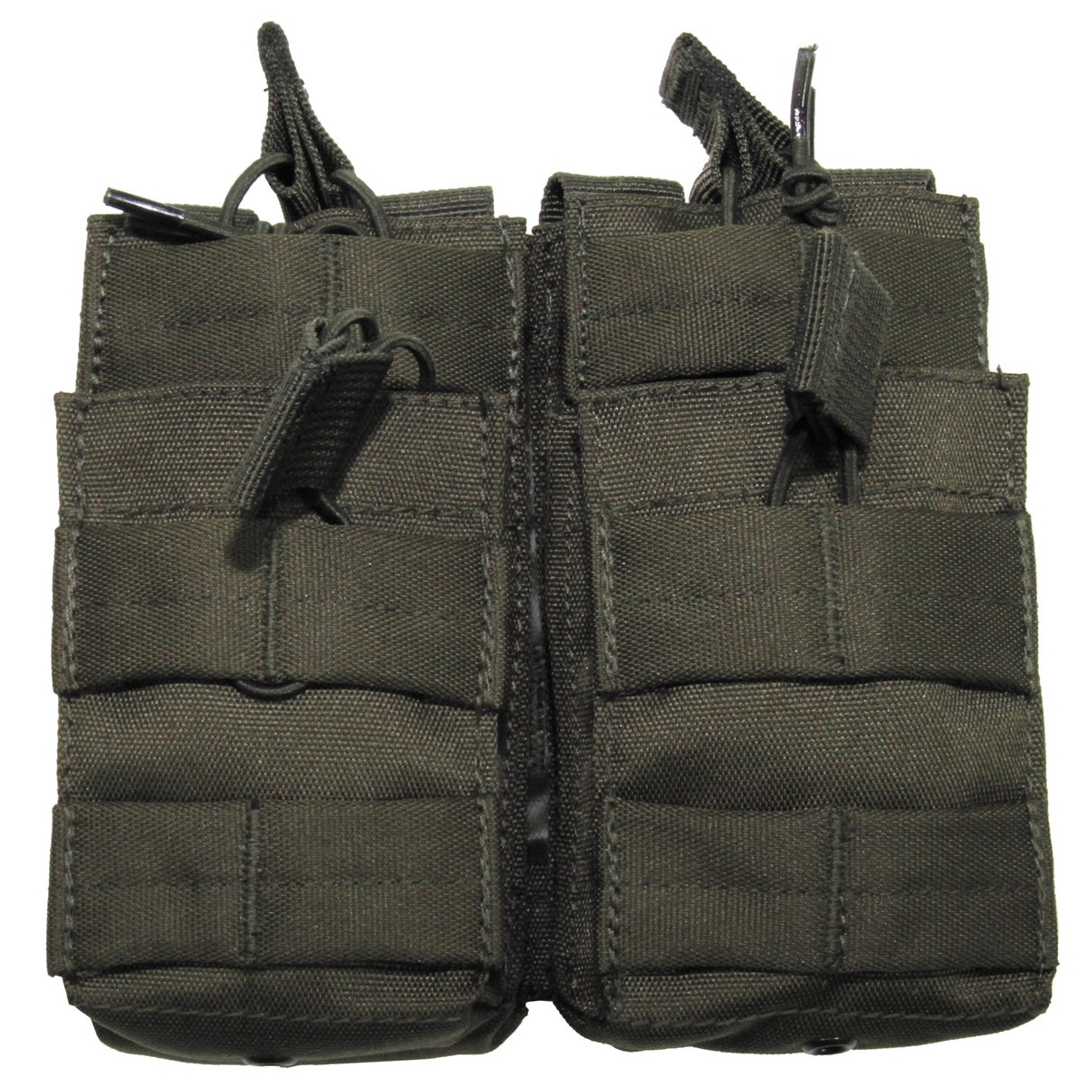 Modular Molle Magazine Open Double Pouch - OD Green