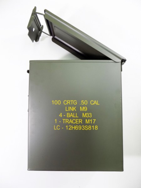  US Ammo Cans Steel Box 50 Cal. Nato Standarts 100 M9 Large