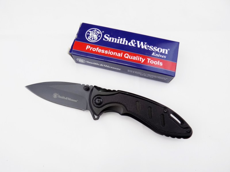 Smith&Wesson®CK117B Liner Lock Drop Point Folding Tactical Military Pocket Knife