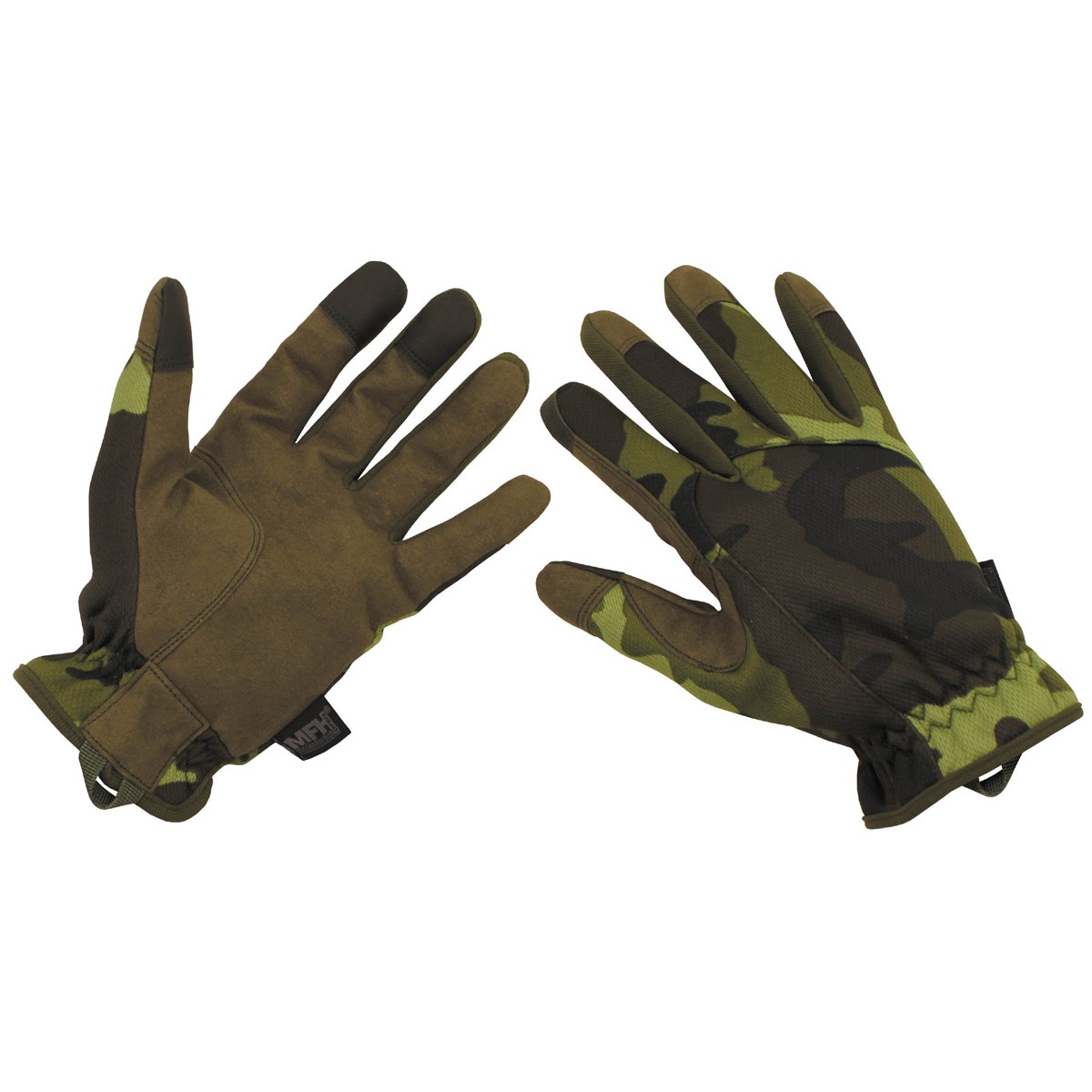 Professional Lightweight Tactical Military Gloves M95 Czech Army Camo 