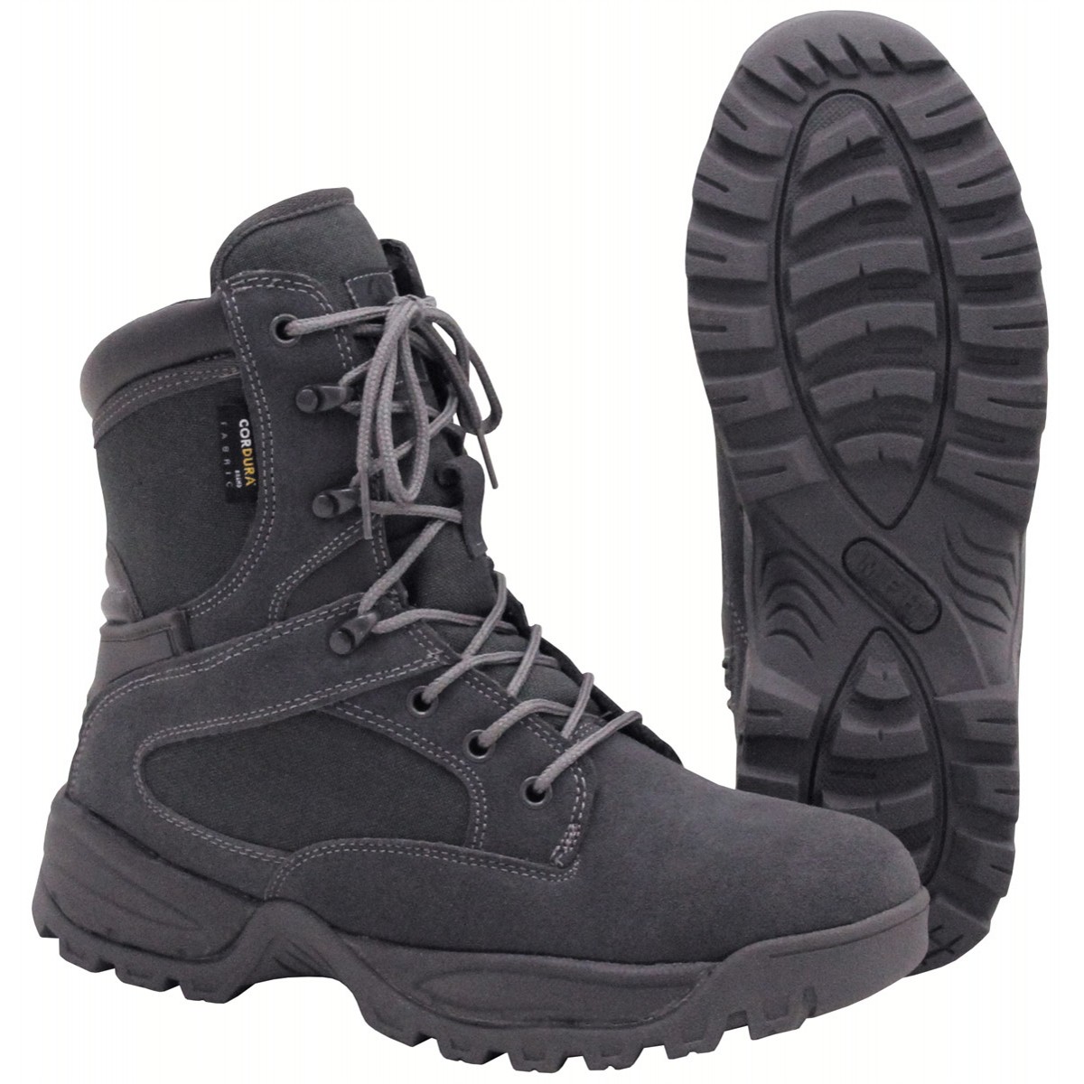 Professional Police Military Cordura Lined Boots "Mission" Black