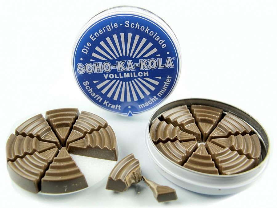 Scho-Ka-Kola® Energy Chocolate - WW2 German Until Today - Milk ( 5 pcs Set )