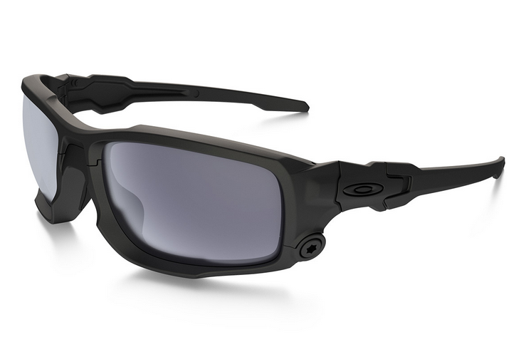 Oakley® SI Ballistic SHOCKTUBE Matte Black / Grey Tactical Shooting Glasses 