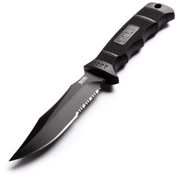 SOG KNIVES® E37T-K SEAL Pup Elite Serrated Knife Special Forces Knife